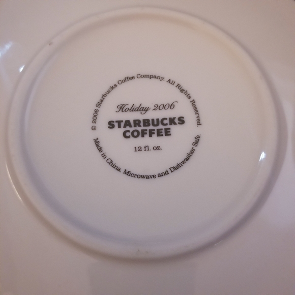 Starbucks 2006 Christmas Saucers - Picture 3 of 4